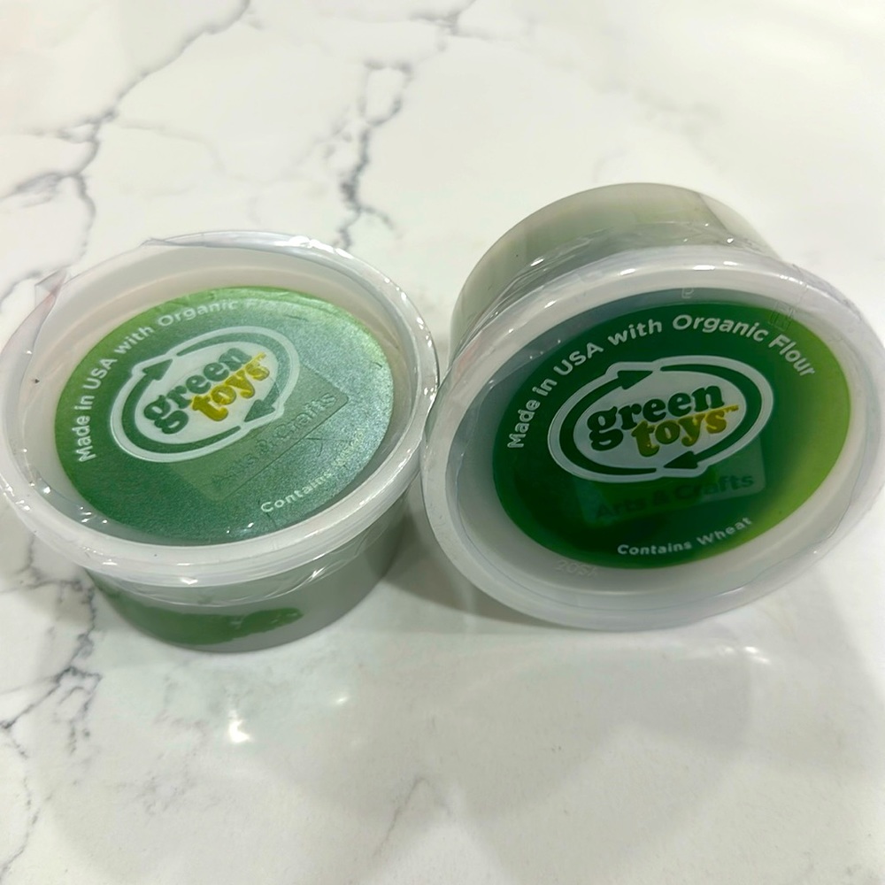 NWT Green Toys Dough Tubs Bundle of 2